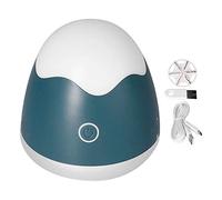 Rasoio in tessuto - bla lame per coltelli lisce e pale in acciaio inossidabile, efficiente rimozione di capelli con luce notturna + scatola di briciole di grande capacità per cura (type 2)