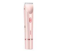 Rasoio Intimo Per Donna, Rasoio Elettrico Per Donna Rasoio Ricaricabile Impermeabile IPX7 Rasoio Per il Viso Per Donna Rasoio Intimo Rasoio A Doppia Testina Per Donna (Rosa)