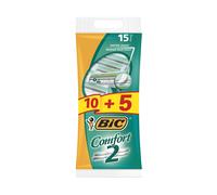 RASOIO MANUALE BIC Comfort 2, Meccanico , Wet & Dry, Verde