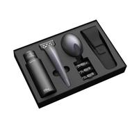 Rasoio manuale da uomo | Kit per rasatura manuale | Rasoio manuale portatile | Rasoio manuale lavabile, set di rasoi manuali da uomo, rasoio manuale da viaggio, set da barba portatile da uomo, per esi