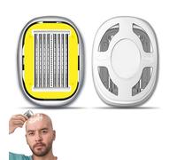 Rasoio manuale per la testa calva, rasoio manuale per la rimozione dei capelli, rasoio manuale per la rimozione dei capelli, taglia capelli portatile per uomo, casa, viaggi, campeggio (giallo)