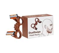 Rasoio Manuale Per Uomo - Rasoio Portatile 2 In 1 Cura Personale E I Viaggi | Design a doppia lama sicuro e liscio, ABS ergonomico da 110 g e struttura in metallo, ideale per la cura personale e i viaggi