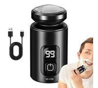 Rasoio Mini - Senza Fili Impermeabile all'Acqua per Rasatura a Secco e Umido | Rasoio Elettrico in Formato Mini - Regalo Per Papà Fidanzato Marito Lui