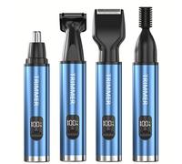 Rasoio per barba Rasoio Naso Capelli 4 In 1 Barba Elettrica Grooming Dispositivo Presente Per L'uomo Ricaricabile Naso Trimmer