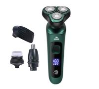 Rasoio per barba, rasoio per il viso da uomo - Macchine da barba elettriche a testa galleggiante | Display LCD, rasaerba senza fili, tosaerba di precisione ricaricabile per la toelettatura