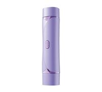 Rasoio per capelli da donna portatile elettrico maschile USB ricaricabile doppio koheades impermeabile dispositivo di rimozione per il corpo del viso bikini bracciolo viola 1 set