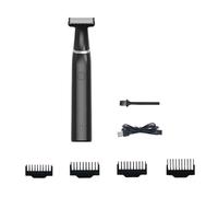 Rasoio per capelli del corpo per gli uomini Trimmer per inguine pubico sostituibile Groomer Trimmer elettrico resistente all'acqua.