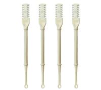Rasoio per capelli per naso, rasoio manuale per capelli per naso | 4 per capelli nasali a doppia punta,Strumento di depilazione del naso con manico comodo per viaggi d'affari,
