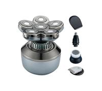 Rasoio per cranio | Rasoio per viso - Rasoio senza fili impermeabile umido e asciutto - ideale da viaggio, casa, professionale e papà