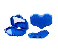 Rasoio per doppie punte, spazzola per rasatura a pony, con specchio, trimmer a forma di cuore per punte morte, per attività all'aperto, cura del corpo personale, viaggio a casa, routine quotidiana