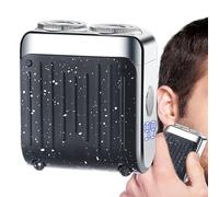 Rasoio Per Gli Uomini Display Digitale Rasoio Rapido Magnetico, Doppio Anello Strumento di Rasatura Barba Rapidità di Rasatura Ricarica Rapida Per Uomo Governare Quotidiano Uso A Secco Bagnato