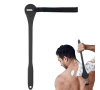 Rasoio per la schiena con manico lungo, strumento ergonomico pieghevole | Manico di ricambio per rasoio per la schiena, per adulti, anziani, marito, prima dell'allenamento, prima del nuoto, estate,