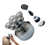 Rasoio per la testa, rasoio viso, dispositivo impermeabile bagnato e asciutto, 8,9 x 7,9 cm, accessorio dal design compatto, trimmer cordless per viaggi, casa, lavoro, marito e padre