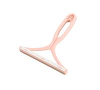 Rasoio per peli di animali domestici a doppia faccia, 2 pezzi, efficace detergente per tessuti, vestiti, tappeti e maglioni (rosa)