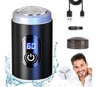 Rasoio per peli intimi impermeabile, rifinitore elettrico per peli del corpo, rifinitore per palle e inguine da uomo, rasoio per peli intimi impermeabile Ipx7, rasoio elettrico da uomo (1 set)