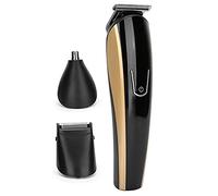 Rasoio per Tagliacapelli 3-in-1 con Pettine a 4 Guide Utilizzato per Rasatura della Barba/Taglio dei Capelli/Rifinitura dei Capelli Del Naso