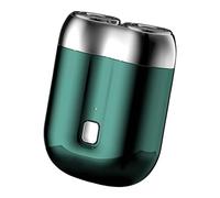 Rasoio Portatile Da Uomo - Cicalino Per Rasatura Barba A Doppia Testina 2024 | Rasoio Storm Per Il Viso Tascabile | Rasoio Elettrico Rotante Impermeabile | Ricaricabile Per Uso Bagnato E Asciutto