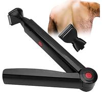 Rasoio posteriore da uomo, rasoio elettrico ricaricabile USB con manico pieghevole a 180 ° che fornisce rimozione dei capelli indolore e cieco per i corpi degli uomini