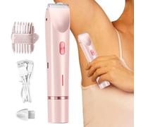 Rasoio privato da donna, rasoio da donna per aree private, rasoio elettrico senza limiti impermeabile per bikini - Parti private resistenti all'acqua Ricarica di tipo C per braccio
