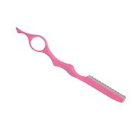 Rasoio professionale per capelli con lama sottile, strumento per diradare e sfoltire i capelli, utilizzo domestico e in salone, colore rosa