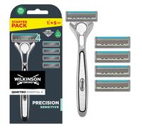 Rasoio Quattro Sensitive Confezione con 1 manico e 5 lame di ricarica