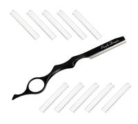Rasoio Sfoltimento Pro-Grade, Forbici Professionali Rasoio Pettine Diradamento Capelli, Acciaio Inossidabile Premium Feather Hair Styling Razor Adatto a Tous Les Styles con 10 Lame