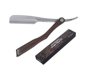 Rasoio Shavette Feather Legno Acciaio Inox ACS-RSW