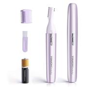 Rasoio Sopracciglia,TOUCHBeauty Epilatore Sopracciglia Donna, Face Razor Professionale di Precisione Facciali Indolore, Rasoio Viso Trimmer Portatile per donna e uomoAG-1658Z(Viola)