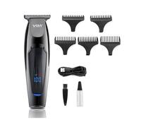 Rasoio tagliacapelli ricaricabile 5 pettinini barba capelli corpo 2 velocità
