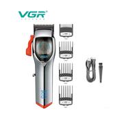 Rasoio tagliacapelli VGR HAIR CLIPPER 4 pettinini ricaricabile display 9000RPM