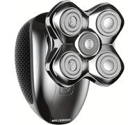 Rasoio Testa Calva Uomo Professionale Ricaricabile，5-in-1 Multifunziona Testa Magnetico Rasatura perfetta per Barba Taglio a zero Rifinitura peli nasali Massaggio viso Gestione capelli lunghi
