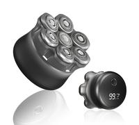 Rasoio Testa Calva Uomo Rasoio Elettrico per Barba e Capelli Portatile Senza Fil