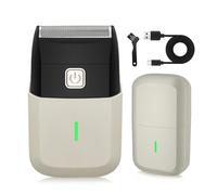 Rasoio ultra sottile ricaricabile USB portatile lame singole Design per teste calve e viaggi di lavoro Rasoio portatile senza fili