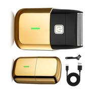 Rasoio ultra sottile ricaricabile USB portatile lame singole Design per teste calve e viaggi di lavoro Rasoio portatile senza fili