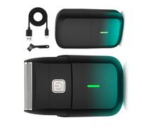 Rasoio ultra sottile ricaricabile USB portatile lame singole Design per teste calve e viaggi di lavoro Rasoio portatile senza fili