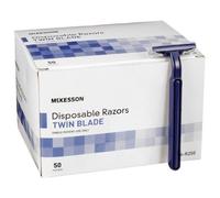 Rasoio Usa E Getta A Due Lame Scatola Da 50 Di McKesson