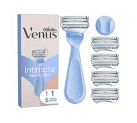 RASOIO USA E GETTA GILLETTE VENUS Intimo, Adatto a pelli sensibili, Meccanico, Blu, Bianco