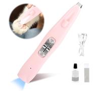 Rasoio Zampe Cane, Rasoio per Cani,Rasoio Cani, Pet Trimmer Capelli con Luce LED, Dog Paw Trimmer Extra Tranquillo, Portatile Paw Trim Pro, USB Ricaricabile Per Cani, Gatti Paws, Occhi, Orecchie, Viso
