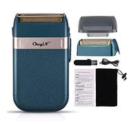 Rasoir électrique pour homme Rasoir en feuille rechargeable Rasoir à sec et humide à double usage