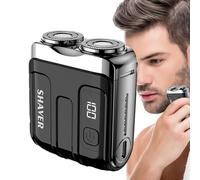 Rasoir Électrique Pour Hommes - Rasoirs Pour Hommes Pour Le Rasage Électrique | Tondeuse À Barbe Pour Haute Vitesse | Rasoirs À Barbe Étanche, ec Et Humide Portable, Tondeuse À Poils Du