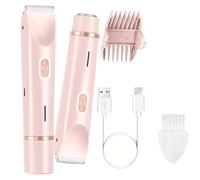 Rasoir Klyne Femme, Klyne Tondeuse 2 En 1 Femme - éTanche Usb-C - AdaptéS Aux Peaux Sensibles, Pour Une Peau Lisse Sans Douleur, Pour Aisselles, Jambes, Bras, Corps