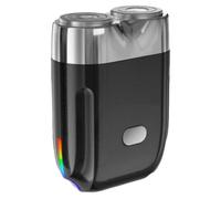 Rasori elettrici maschili - Magh mobile a doppio anello | Rasoio in lamina magnetica a doppia testa | Rasoio di toelettatura impermeabile ricaricabile USB per barba e viso | Raffio da viaggio portatil