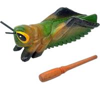 Raspa da cricket in legno da 8,4 cm, strumento musicale a percussione, per lavori artigianali