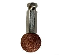 Raspa per smerigliatura pneumatici in carburo con adattatore per pergolato per la riparazione di pneumatici, sfera tampone grande da 25 mm per strumenti di rettifica pneumatici ad alta velocità