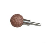 Raspa per smerigliatura pneumatici in carburo con adattatore, sfera lucidante grossolana da 25 mm, compatibile con la riparazione di pneumatici, resistente all'usura (adattatore ad alta velocità)