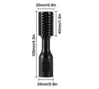 RASPA ROTATIVA SMERIGLIATRICE 115/125mm Ø 25mm PLASTICA LEGNO LEVIGATURA