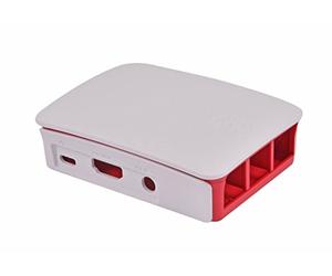 Raspberry 9098132 - Scatola per PC, colore: rosso/bianco