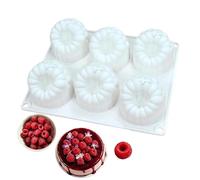 Raspberry Molds Silicone - 6 Cavity Food Grade Non Stick Raspberry Shape Mold, Cake Pop and Chocolate Making Mould, Flexible Baking Tool for Jellies Puddings and Dessert Decoration, Easy Release