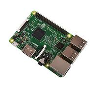 Raspberry PI 3 Model B Scheda Madre CPU 1.2 GHz Quad Core, 1 GB RAM, 802.11n Wireless LAN, Verde/Argento