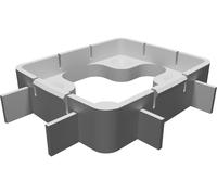 Raspberry Pi 3 Wall Mount Bracket Compatible with Official Case Full Cable